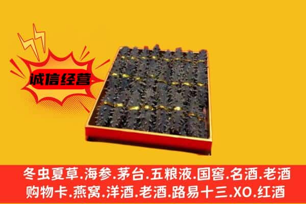 淄川区回收海参